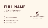 Chair Lamp Furniture Business Card Preview