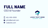 House Repair Paintbrush Business Card Image Preview