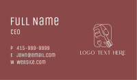 Pastry Shop Heart Mixer  Business Card Image Preview