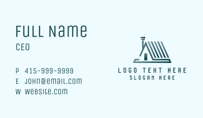 Metal Roof Chimney Business Card