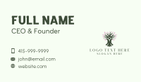 Wellness Human Tree Business Card Image Preview