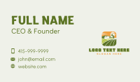 Farmhouse Landscaping Backyard Business Card Preview