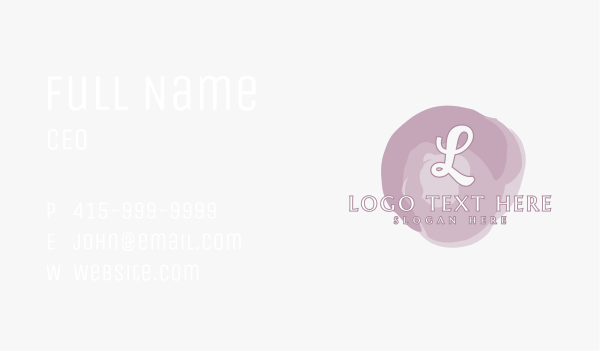 Luxury Fashion Letter Business Card Design Image Preview