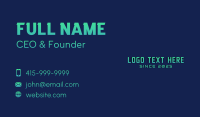 Futuristic Gaming Clan Business Card Preview