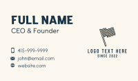 Woven Rattan Flag  Business Card Image Preview