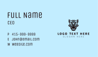 Panther Gaming Mascot Business Card Image Preview