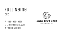 Jungle Lion Head Business Card Image Preview