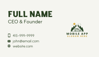 Camping Van Tent Business Card Image Preview