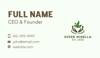 Garden Plant Hands Business Card Image Preview
