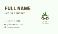 Garden Plant Hands Business Card Image Preview