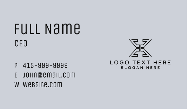 Industrial Construction Fabrication  Business Card Design Image Preview