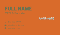 Street Graffiti Wordmark Business Card Image Preview