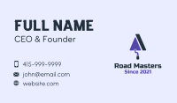 Purple Trowel Roof  Business Card Image Preview