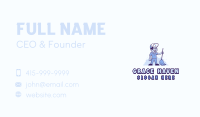 Cleaning Custodian Janitor Business Card Design