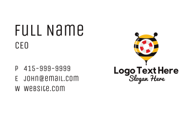 Bee Rescue Location Pin Business Card Image Preview