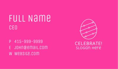 Pink Egg Tech Network Business Card Image Preview