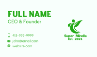 Green Yoga Wellness  Business Card Image Preview