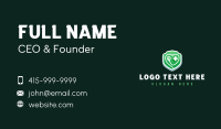 Medical Shield Stethoscope Business Card Preview