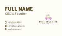 Earrings Beads Flower Business Card Preview