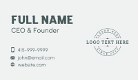 Generic Firm Circle Business Card Image Preview