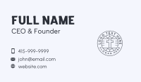 Christian Church Fellowship Business Card Image Preview