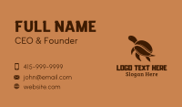 Organic Tortoise Coffee Bean Business Card Image Preview