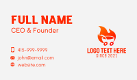 Fire Noodles Delivery  Business Card Image Preview