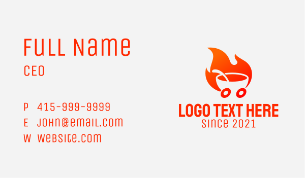 Fire Noodles Delivery  Business Card Design Image Preview