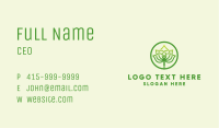 Palm Leaf Emblem  Business Card Image Preview