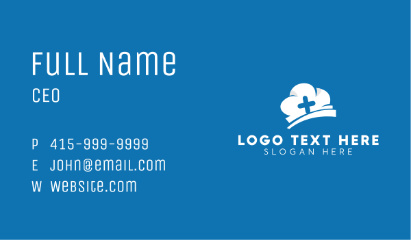 Medical Cloud  Business Card Design Image Preview