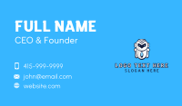 White Futuristic Robot Business Card Image Preview
