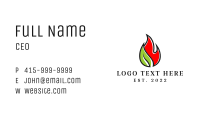 Fire Renewable Energy Business Card Image Preview