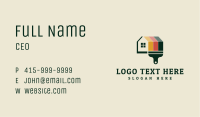 Vintage House Paint Brush Business Card Image Preview