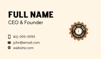 Sawmill Carpentry Construction Business Card Design