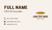 Rolling Pin Bread  Business Card Design