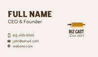 Rolling Pin Bread  Business Card Image Preview