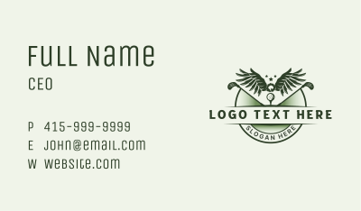 Golf Club Wings Business Card Image Preview