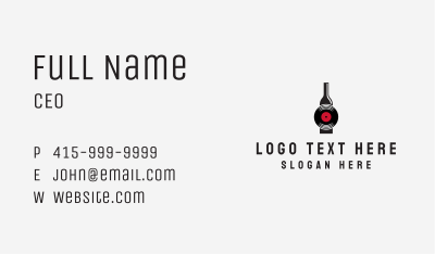 Alcoholic Drink Disk  Business Card Image Preview