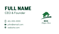 Eco Housing Realtor  Business Card Image Preview