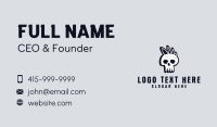 Dead Scary Skull Business Card Preview