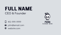 Dead Scary Skull Business Card Image Preview