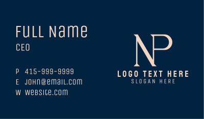 Corporate Attorney N & P Business Card