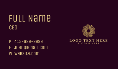 Premium Technology Thread Business Card Image Preview
