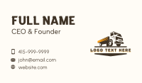 Trucking Construction Mover Business Card Image Preview