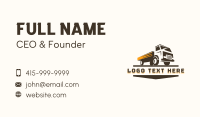 Trucking Construction Mover Business Card Preview