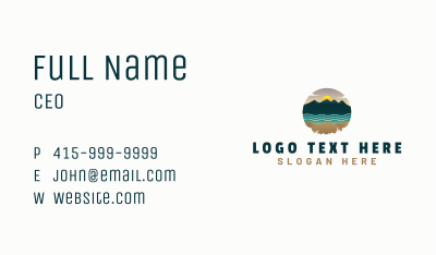 Nature Outdoor Scenery Business Card Image Preview