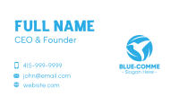 Blue Hummingbird Business Card Image Preview