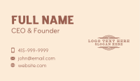 Classic Western Saloon Business Card Image Preview