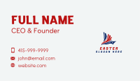 Flying American Eagle Business Card Image Preview