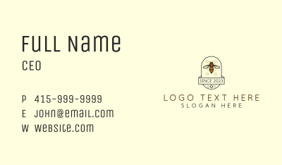 Beehive Honey Bee Business Card Image Preview